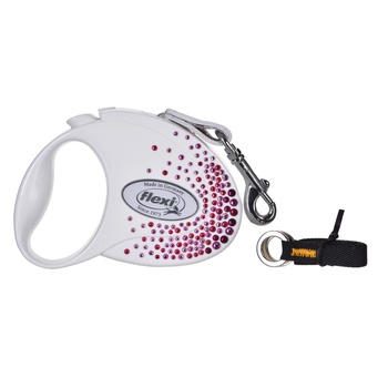 flexi гъвкави ленти Glam Splash Pink 3 м бели до 12 кг® (FL-2038) (FL-2038)