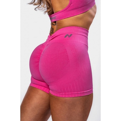 Nebbia bezešvé push-up šortky s vysokým pasem Totally Seamless 304 pink