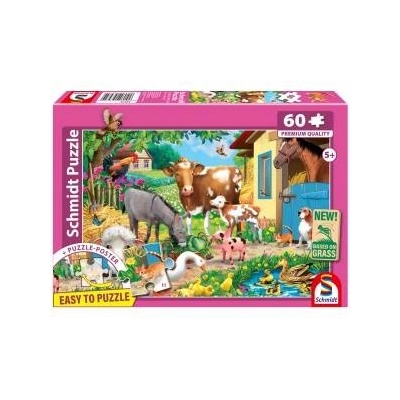 Schmidt Spiele PQ Puzzle 60 el. Farm Animals