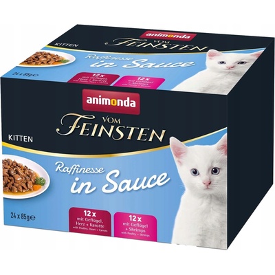 ANIMONDA Vom Feinsten Kitten Raffinesse in sauce Box 24 x 85 g