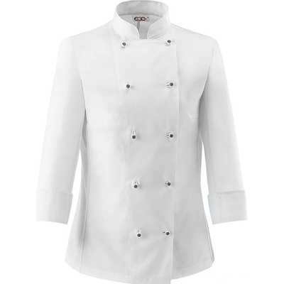 EGOchef White Woman dlhý rukáv dámsky biely M