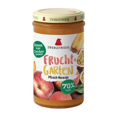 Zwergenwiese Ovocná pomazánka broskev a maracuja bio 225 g