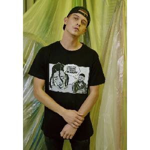 Mister Tee Мъжка тениска Mister Tee Sorry в черноMODEL2 SALE - , размер M