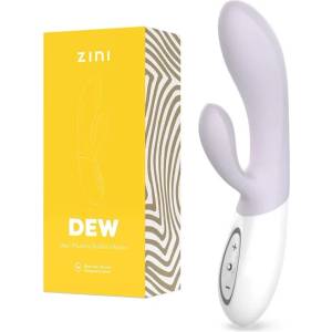  Заек вибратор за двойно удоволствие, 20см. - Zini Rabbit Vibrator Dew (ZINI000010)