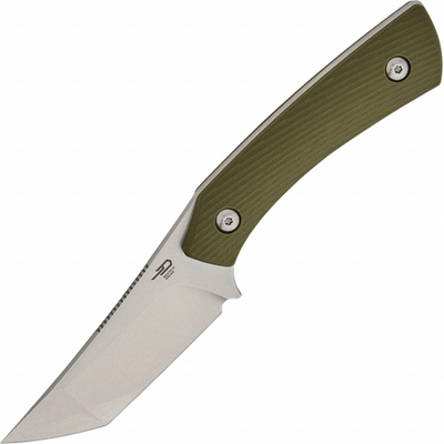 Bestech Knives STEP Stonewash D2 G10 Green BFK06B