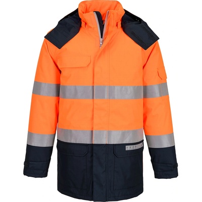 Portwest hi-vis bizflame fr617 / Огнеупорно водоустойчиво зимно яке, светлоотразителна лента xl (fr617onrxl)