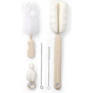 Babyono Комплект четки за шишета и биберони BabyOno - Бежови (5901435418284) - ozone