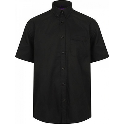Henbury pánská rychleschnoucí košile s vynikajícím odvodem vlhkosti W595 černá