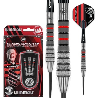WINMAU Sada steel šipek Dennis Priestley Diamond 3-ZERO, 19 g