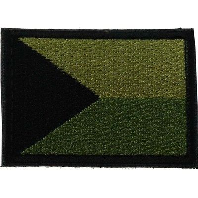 Nášivka Vlajka ČR 50x35 mm Zelená