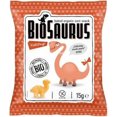 Mc LLOYD 's BioSaurus Bezlepkové kukuričné lupienky s kečupom 15 g