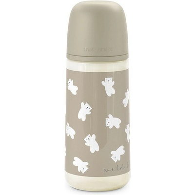 Suavinex dojčenská fľaša fyziologická L Wild & Free hnedá 360 ml