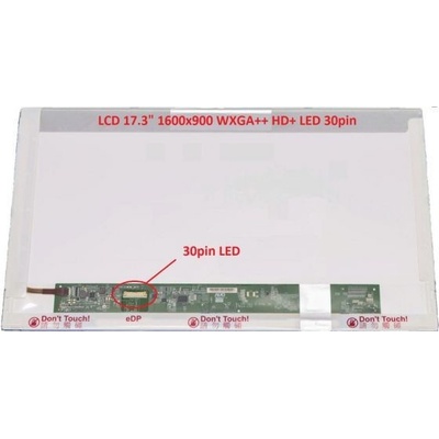 LCD displej display Acer TravelMate TMP277-M-P5QT 17.3" WXGA++ HD+ 1600x900 LED matný povrch