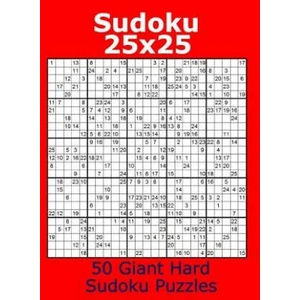 Sudoku 25x25 50 Giant Hard Sudoku Puzzles | Jacob James (ISBN: 9781979585156)