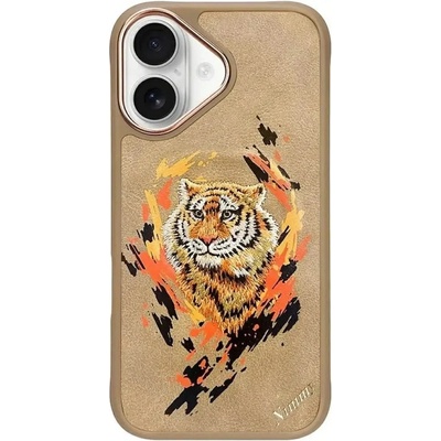 Nimmy Калъф Nimmy Tiger MagSafe за iPhone 16 - кафяв (6971080310010)