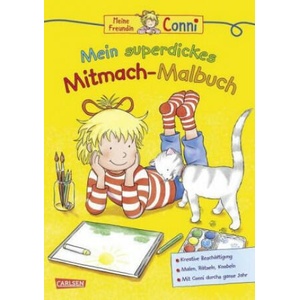 Conni Gelbe Reihe: Mein superdickes Mitmach-Malbuch | Hanna Sörensen, Ulrich Velte (ISBN: 9783551186584)