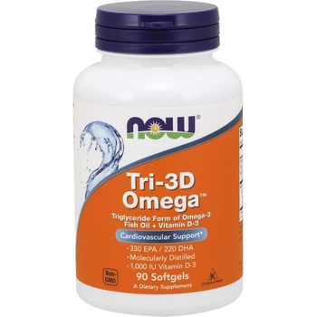 Image 1 of NOW - tri-3d omega - 90 softgels