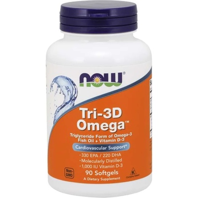 NOW - tri-3d omega - 90 softgels
