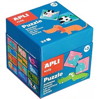 APLI Образователен пъзел apli от 24 части - Животни (13861)