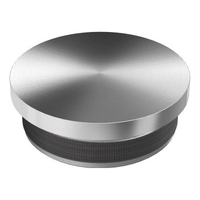 Hahn Steel Plochá záslepka pro trubku O42,4 x 2,0 mm, nízký čep, broušená, AISI 304 – Zboží Dáma