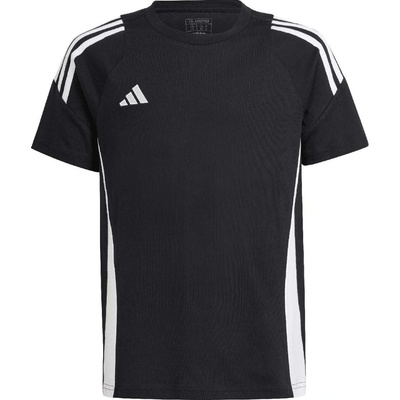 adidas Tiro 24 detský futbalový dres Sweat Tee čierny IJ9953