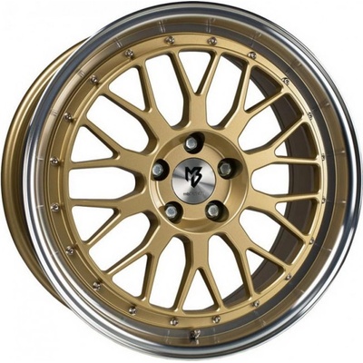 mbDESIGN LV1 7,5x18 4x100 ET45 gold polished