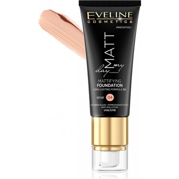 Eveline Cosmetics Matt My Day dlouhotrvající make-up 04 Beige 40 ml