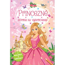 Princezné súprava na vyfarbovanie