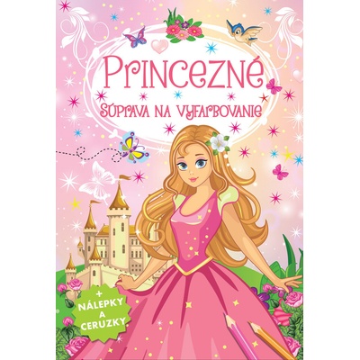 Princezné súprava na vyfarbovanie