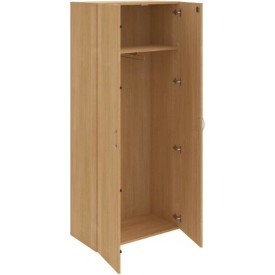Hobis skriňa Drive, zámok, 80x185x42 cm, dub/dub