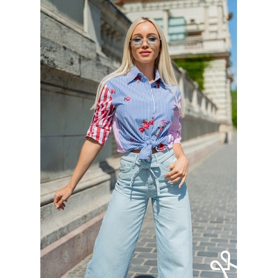Magenta dámska košeľa 13-T