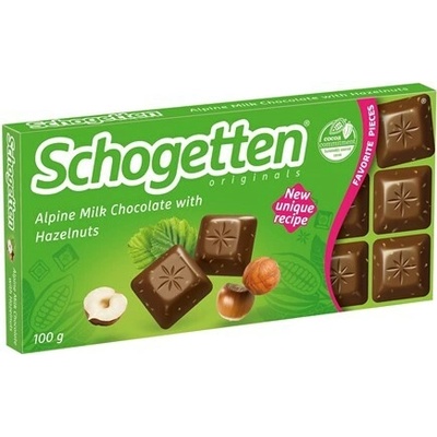 Schogetten mliečna s lieskovými orechmi 15 x 100 g
