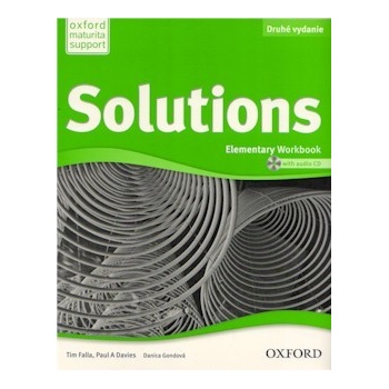 Solutions 2nd Elementary Workbook + CD SK Edition Falla T. Davies P. A.