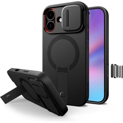 Tech-Protect Калъф Tech-Protect Kevlar Aura MagSafe за iPhone 17 - черен (5906302331659)