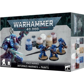 Games Workshop Space Marines: Infernus Marines + Paints Set (60-11)