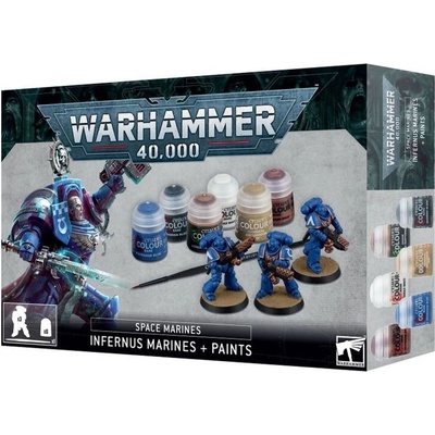 Games Workshop Space Marines: Infernus Marines + Paints Set (60-11)