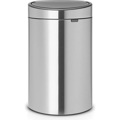 Brabantia Кош за смет Brabantia Touch Bin New 40L, Matt Steel (650532)