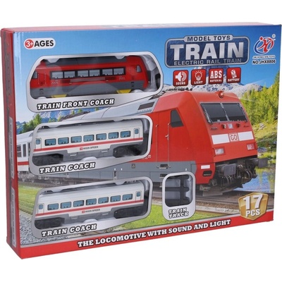 Wiky Vehicles Vlak s efektmi set trať 88 cm mašinka 18 cm