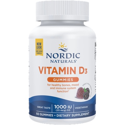 Nordic Naturals Vitamin D3 Gummies - 60 гумени бонбони
