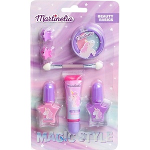 Aquarius Cosmetic Козметичен комплект, Martinelia, Малък еднорог, Лилав, 7 части (MA11955)