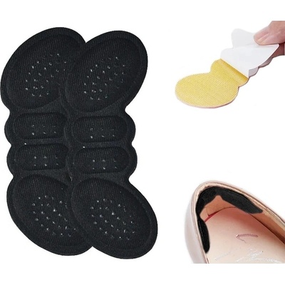 DAMPOD SHOP Pätové vložky do topánok čierne lepiace 2 mm 2 ks