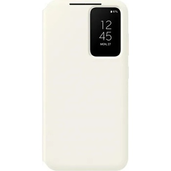 Samsung Оригинален калъф Samsung Galaxy S23 EF-ZS911CU cream Smart View Wallet Case, Бял