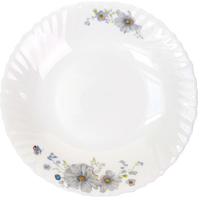 Cegeco TALÍŘ HLUBOKÝ AMELIA 22 CM OPÁLOVÉ SKLO