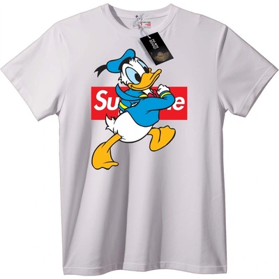 NOONEBRAND Тениска Donald Duck Supreme Лого - 2XL, Black