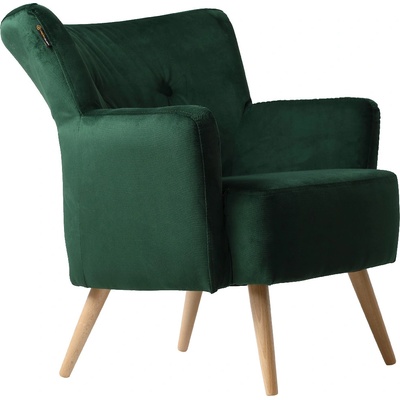 Nordic Design Gustic smaragdově zelené sametové