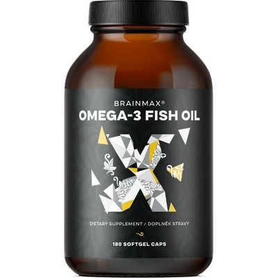 BrainMax Omega-3 Fish Oil 180 kapsúl