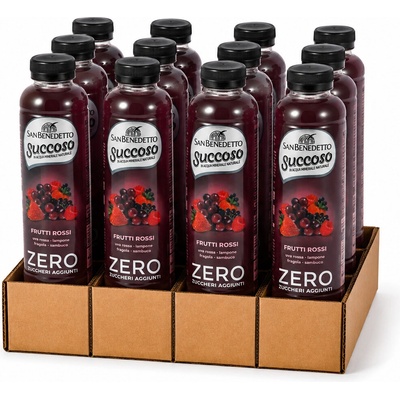 San Benedetto Succoso Zero červené ovoce 12 x 0,4 l