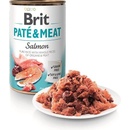 Konzervy pre psov Brit Paté & Meat Salmon 6 x 400 g