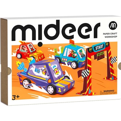 Mideer Tvoření z papíru Závodní auta