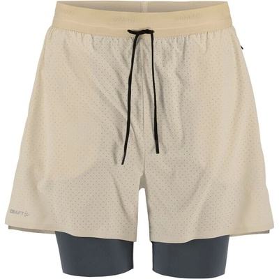 Craft Hypervent 2-in-1 Shorts šortky pánské béžová